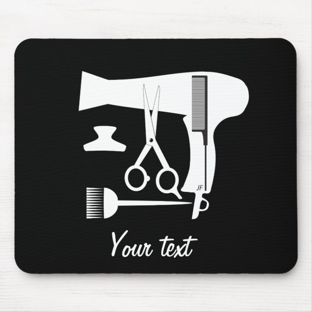 Tapis De Souris Outils de coiffures (Devant)