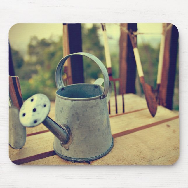 Tapis De Souris Outils de jardinage (Devant)