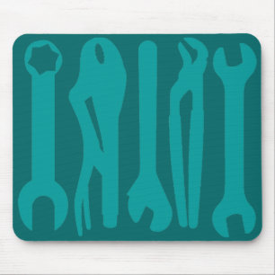 Tapis De Souris Outils - Nuances de Turquoise
