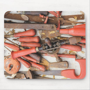 Tapis De Souris Outils Outil Russe antique Red Man