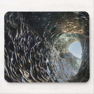 Tapis De Souris Ouverture circulaire dans une grotte de glace
