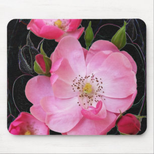 Tapis De Souris ouverture de minuscule rosebud