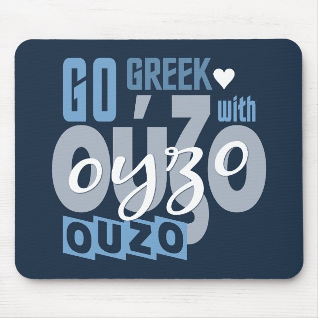 Tapis De Souris Ouzo mousepad (Devant)