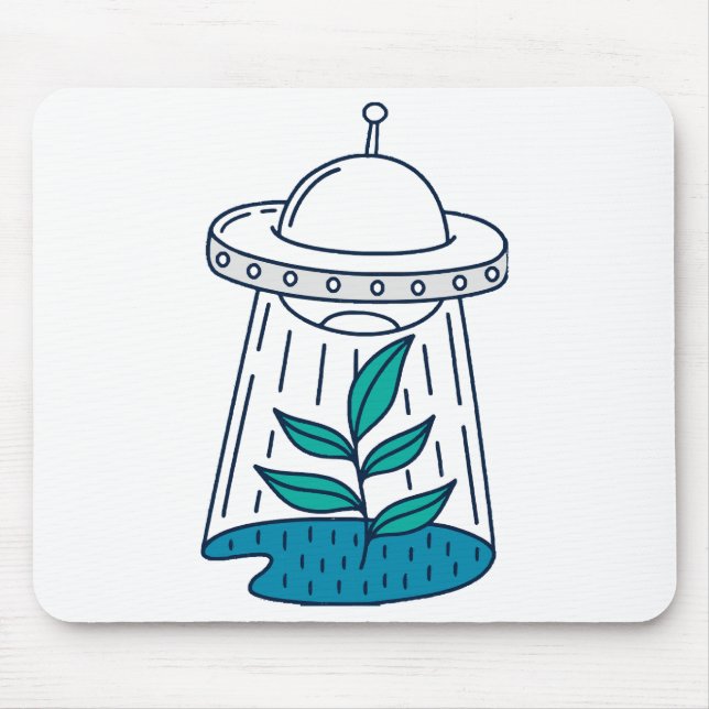 Tapis De Souris OVNI Alien (Devant)