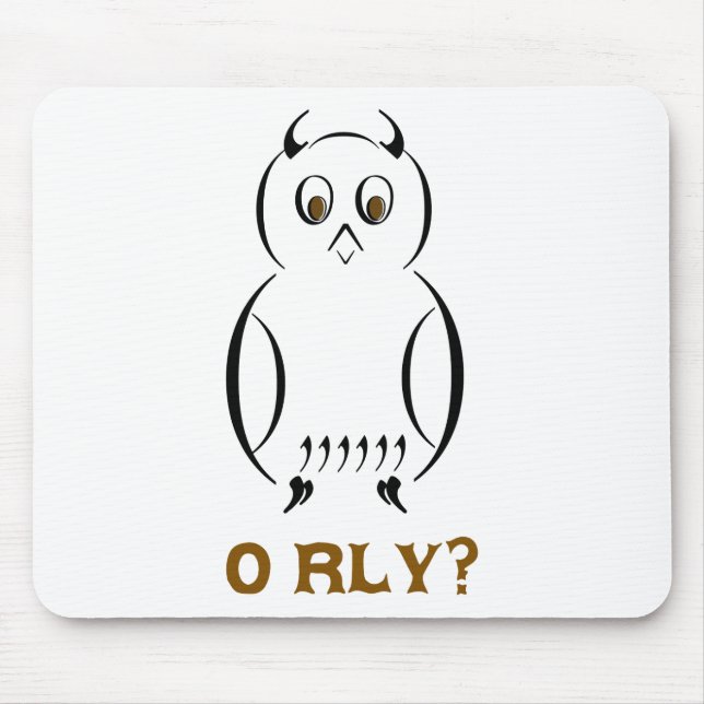 Tapis De Souris Owl O'Rly (Devant)