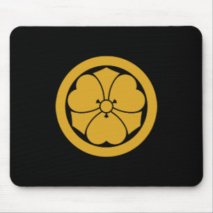 Tapis De Souris Oxalis avec épées dans le cercle 1