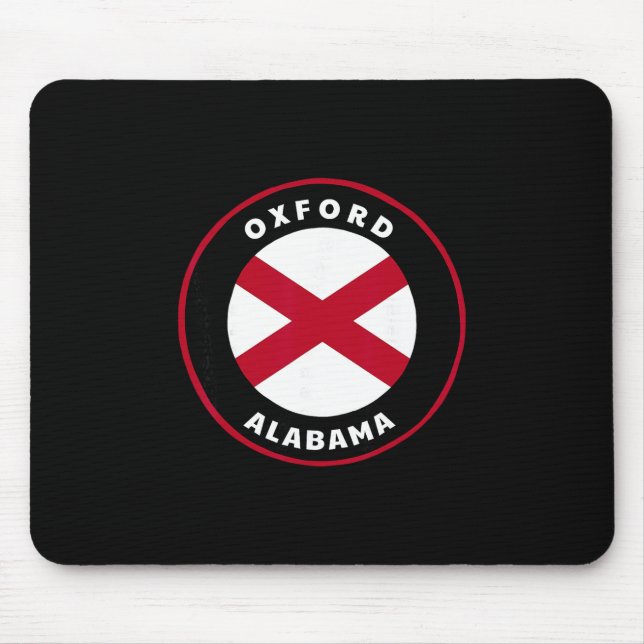 Tapis De Souris Oxford Alama Al State Flag Dge Vacation  (Devant)