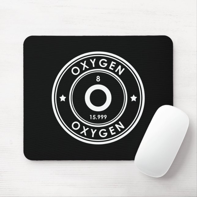 Tapis De Souris Oxygen Élément Souris Noir (Avec souris)
