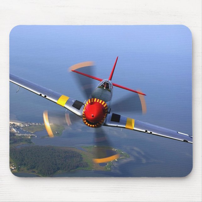 Tapis De Souris P-51 Mustang 2ÈME GUERRE MONDIALE American Fighter (Devant)
