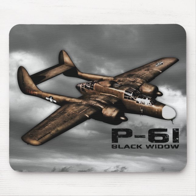 Tapis De Souris P-61 Black Widow (Devant)