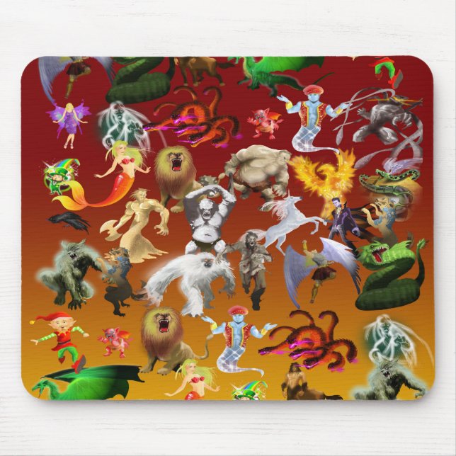 Tapis De Souris P est pour Phoenix Mouse Pad(Gold) (Devant)