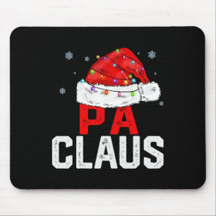 Tapis De Souris Pa Claus Funny Famille de Noël Correspondant Grand