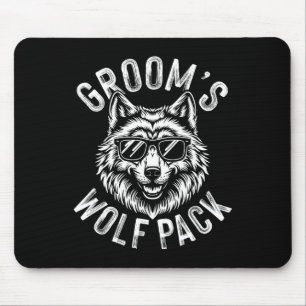Tapis De Souris Pack de loups du marié Garçons d'honneur Enterreme