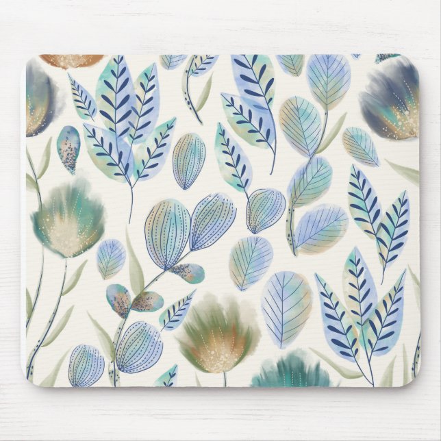 Tapis De Souris Pad à souris à fleurs (Devant)