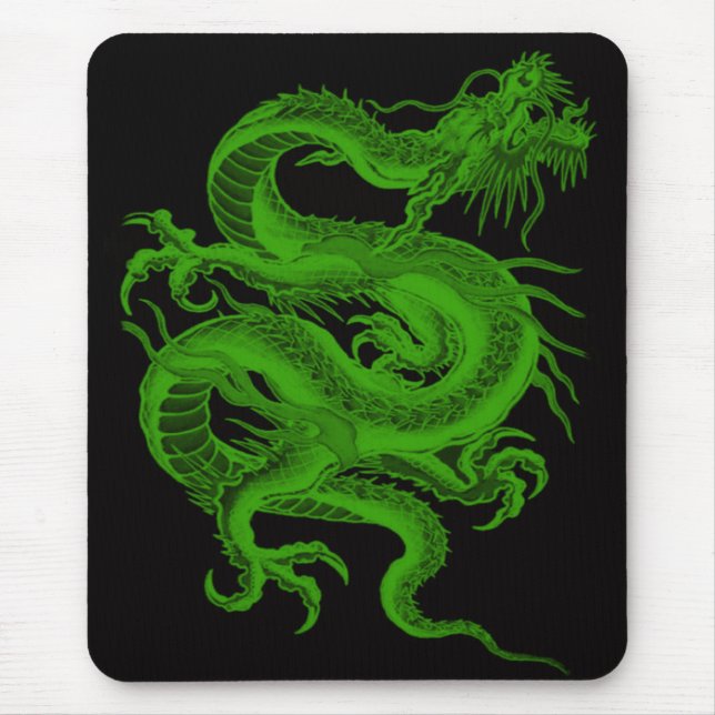 Tapis De Souris Pad à souris Draco Dragon Vert (Devant)