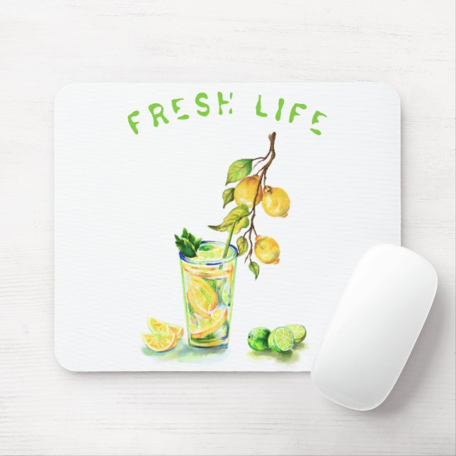 Tapis De Souris Pad de la souris au citron (Avec souris)