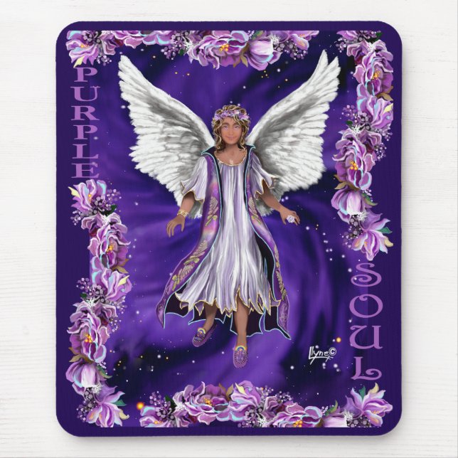 Tapis De Souris Pad de souris à âme violette (Devant)