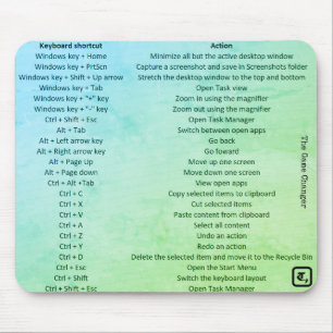 Tapis De Souris Pad de souris avec touches de raccourci