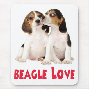 Tapis De Souris Pad de souris de Chien Beagle d'amour