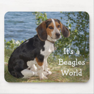 Tapis De Souris Pad de souris de Chien Beagle d'amour
