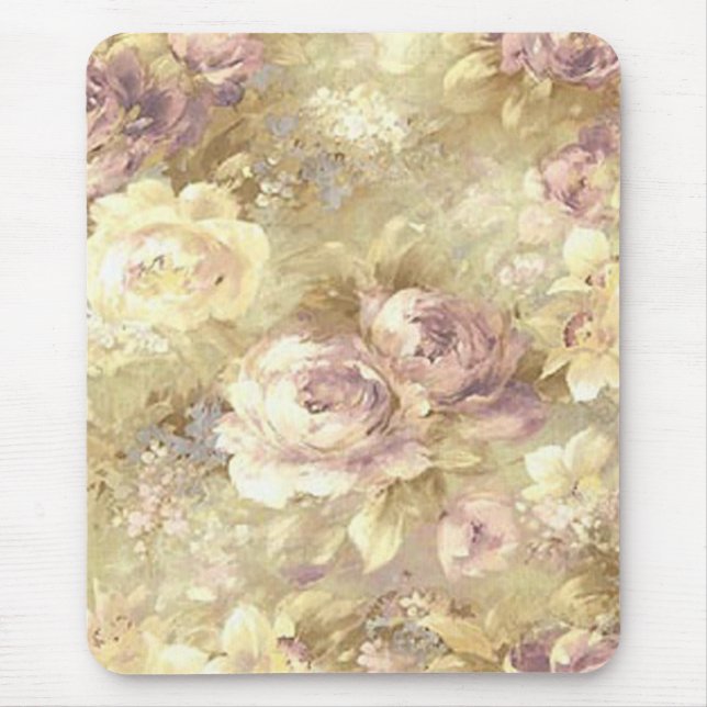 Tapis De Souris Pad de souris de jardin rose (Devant)