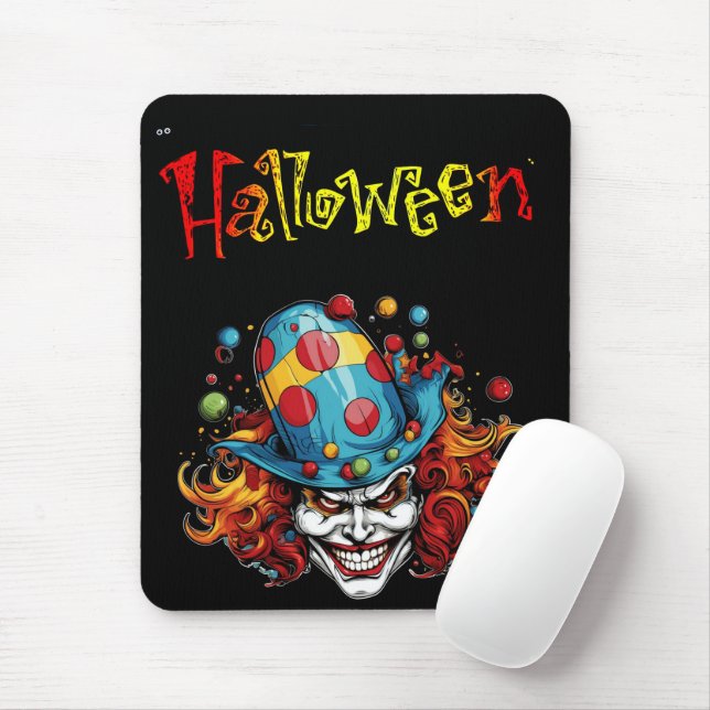 Tapis De Souris Pad de souris Halloween/Joker (Avec souris)