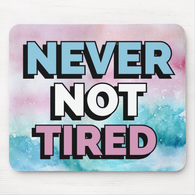 Tapis De Souris Pad de souris jamais fatigué (Devant)