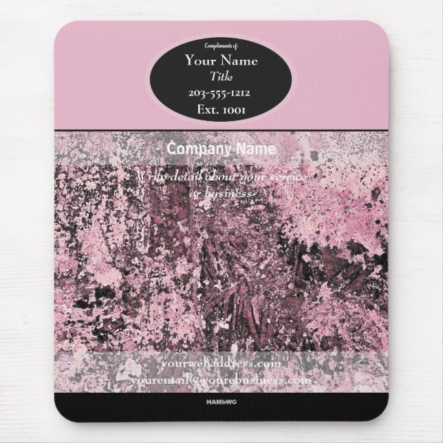 Tapis De Souris Pad de souris Pink HAMbyWG (Devant)