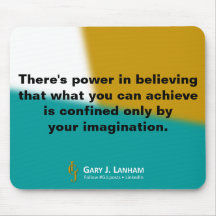 Pad de souris - "Power-Believe-Imagination"
