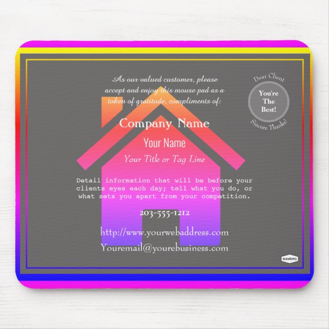 Tapis De Souris Pad de souris promotionnel - HAMbyWG (Devant)
