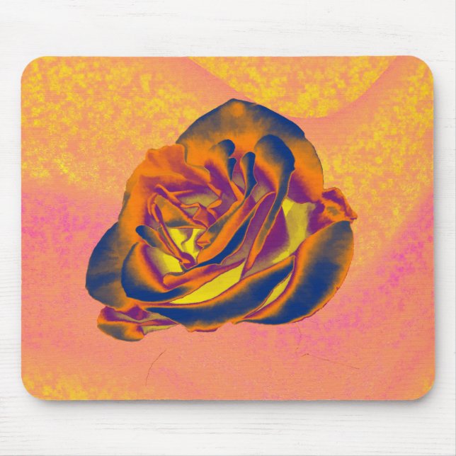 Tapis De Souris Pad de souris Rose orange (Devant)