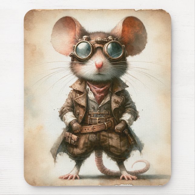 Tapis De Souris Pad de souris Steampunk (Devant)
