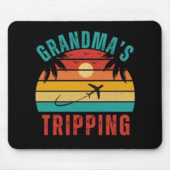 Tapis De Souris Pad de souris - Tripping de grand-mère (Devant)