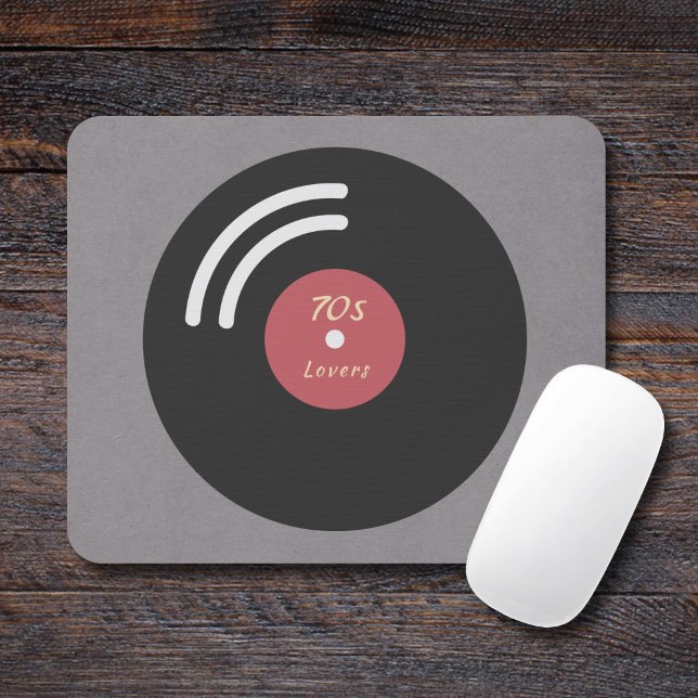 Tapis De Souris Pad de souris vinyle (Vinyl Record Mouse Pad)