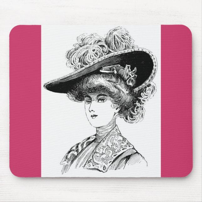 Tapis De Souris Pad pour souris Casquette pour dames (Devant)