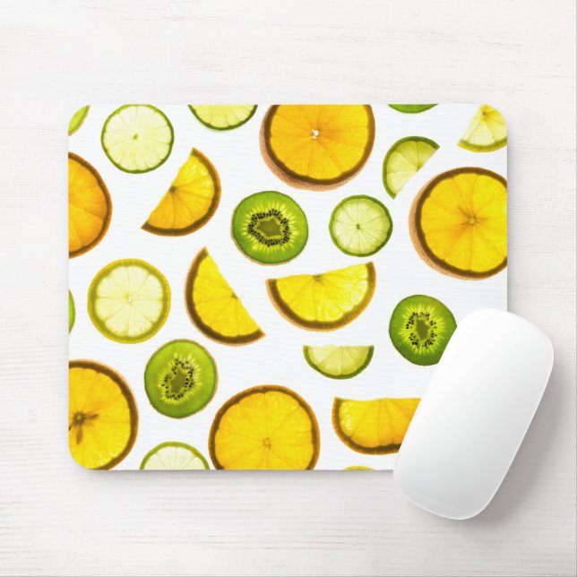 Tapis De Souris Pad Souris aux fruits d'agrumes (Avec souris)