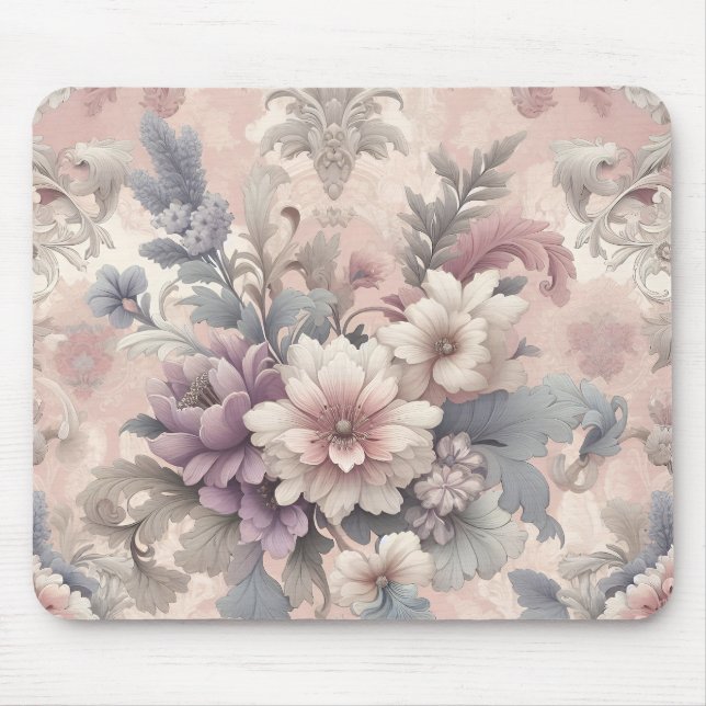 Tapis De Souris Pad vintage Floral (Devant)