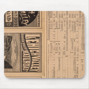 Tapis De Souris Page de texte du chemin de fer Lehigh Valley