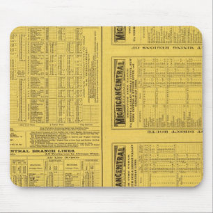 Tapis De Souris Page de texte Michigan Central Railroad