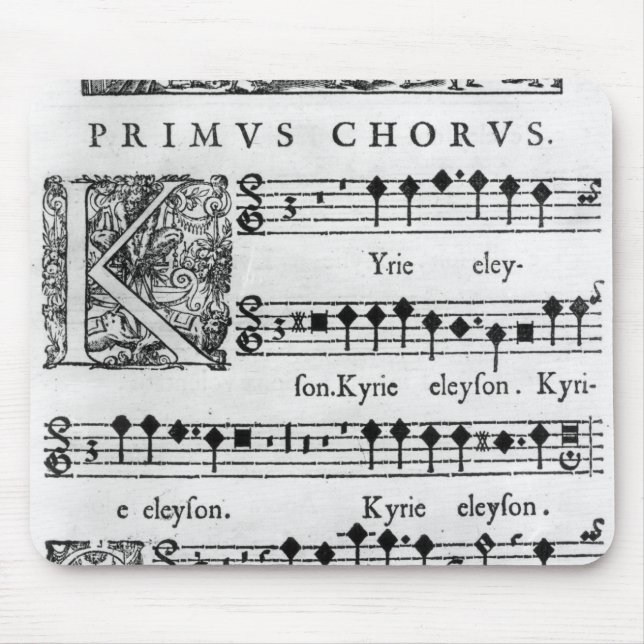 Tapis De Souris Page d'ouverture de la masse pour le double choeur (Devant)