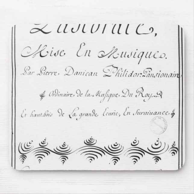 Tapis De Souris Page titre du 'Pastorale (Devant)