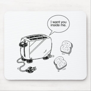 TAPIS DE SOURIS PAIN GRILLÉ À L'INTÉRIEUR DE MOI