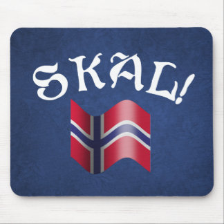 Tapis De Souris Pain grillé potable de la Norvège de drapeau