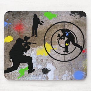 Tapis De Souris Paintball de guérillero urbain
