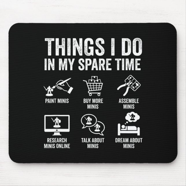 Tapis De Souris Painting Miniatures Tabletop Wargame Board Games E (Devant)