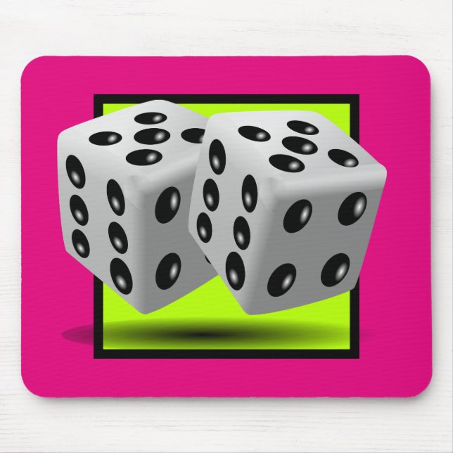 Tapis De Souris Paire de dés (Devant)