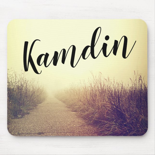 Tapis De Souris Paire de souris personnalisée Pad Sunrise Pathway  (Devant)