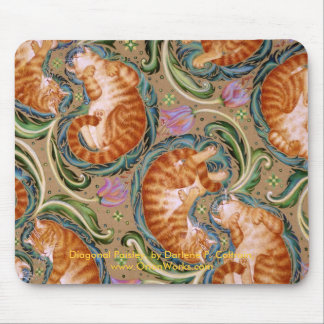 Tapis De Souris Paisley diagonal, Paisley diagonal, par Darlene…
