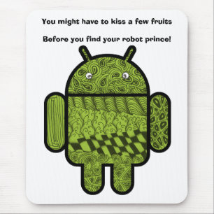 Tapis De Souris Paisley Doodle Character pour le robot Android™