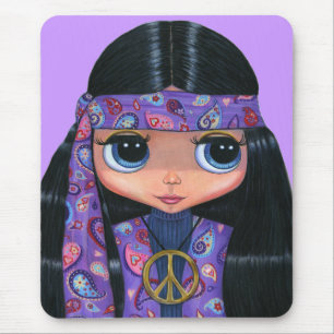 Tapis De Souris Paisley Hippie Mousepad
